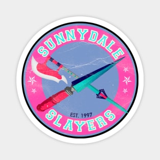 Sunnydale slayers varsity university logo Magnet